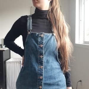 Denim Overall Dress